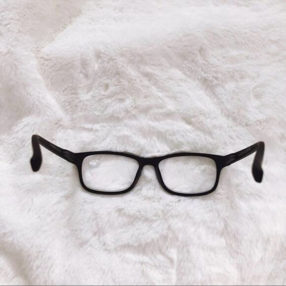 Eugene Black Rectangular Reading Glasses - Picture 5 of 9